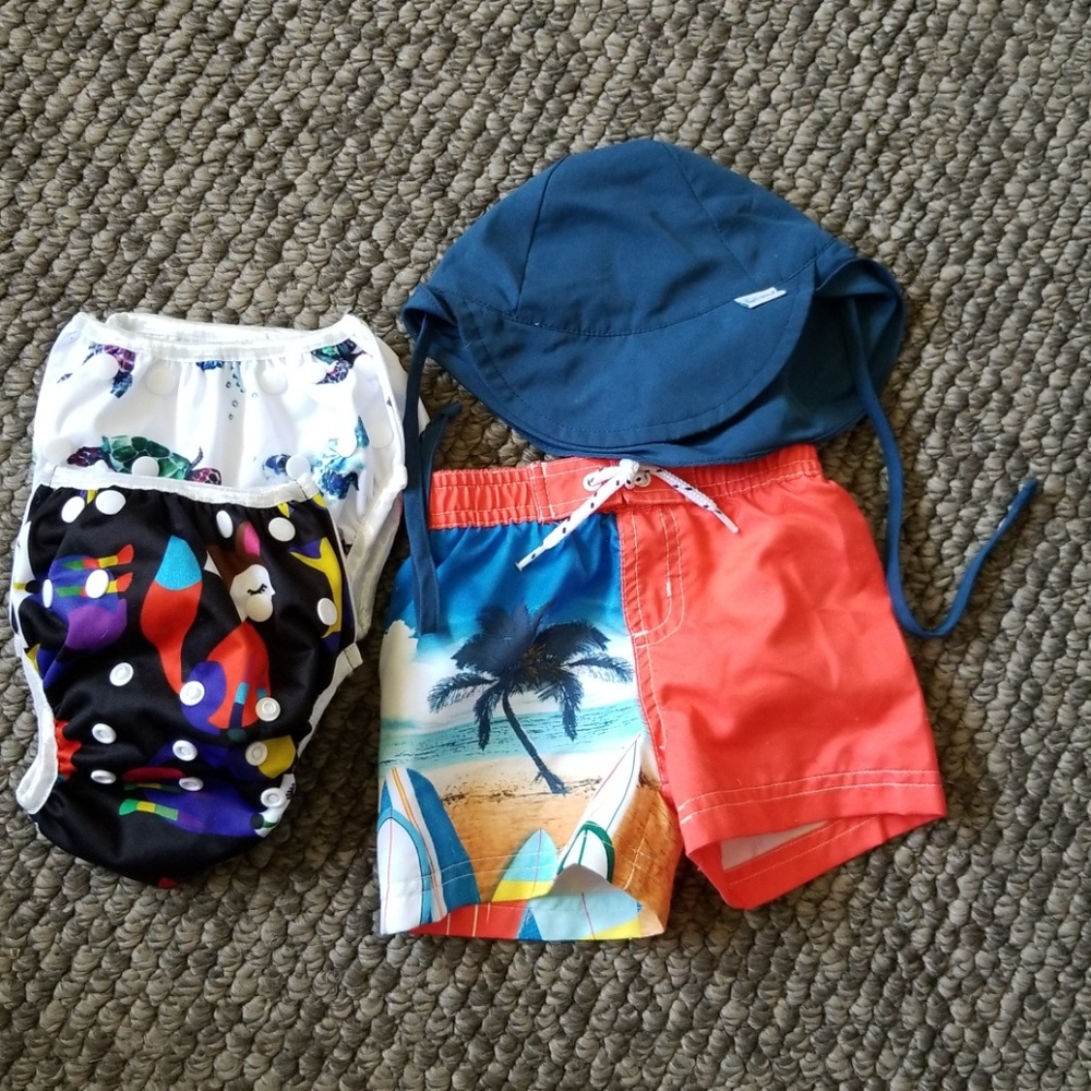 Baby Boy Swim Bundle 3-6 months